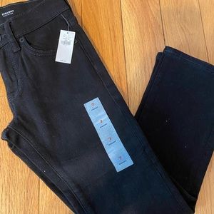 Boys straight leg black jeans NWT